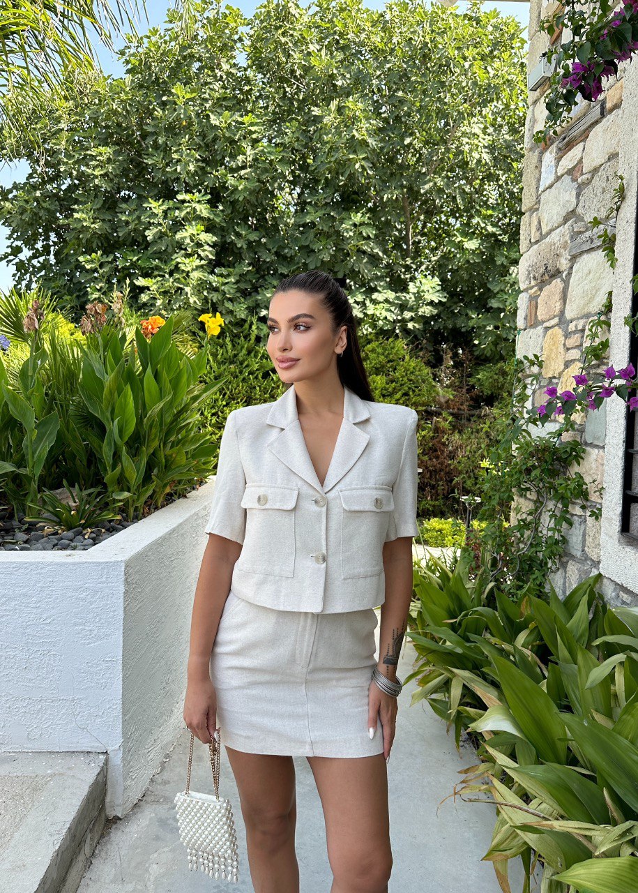 Boutique Button Front Two-piece set