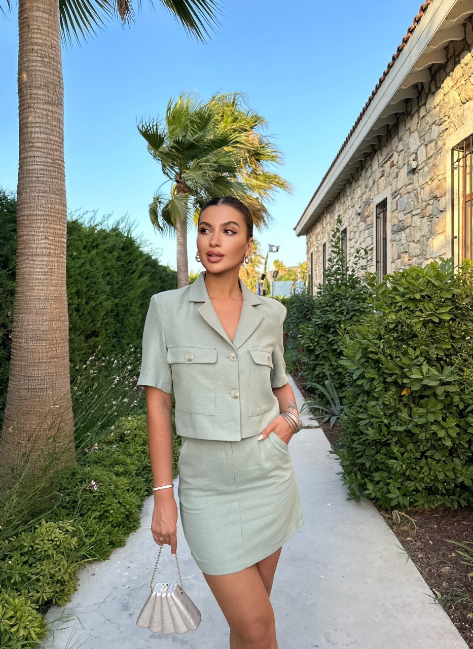 Boutique Button Front Two-piece set