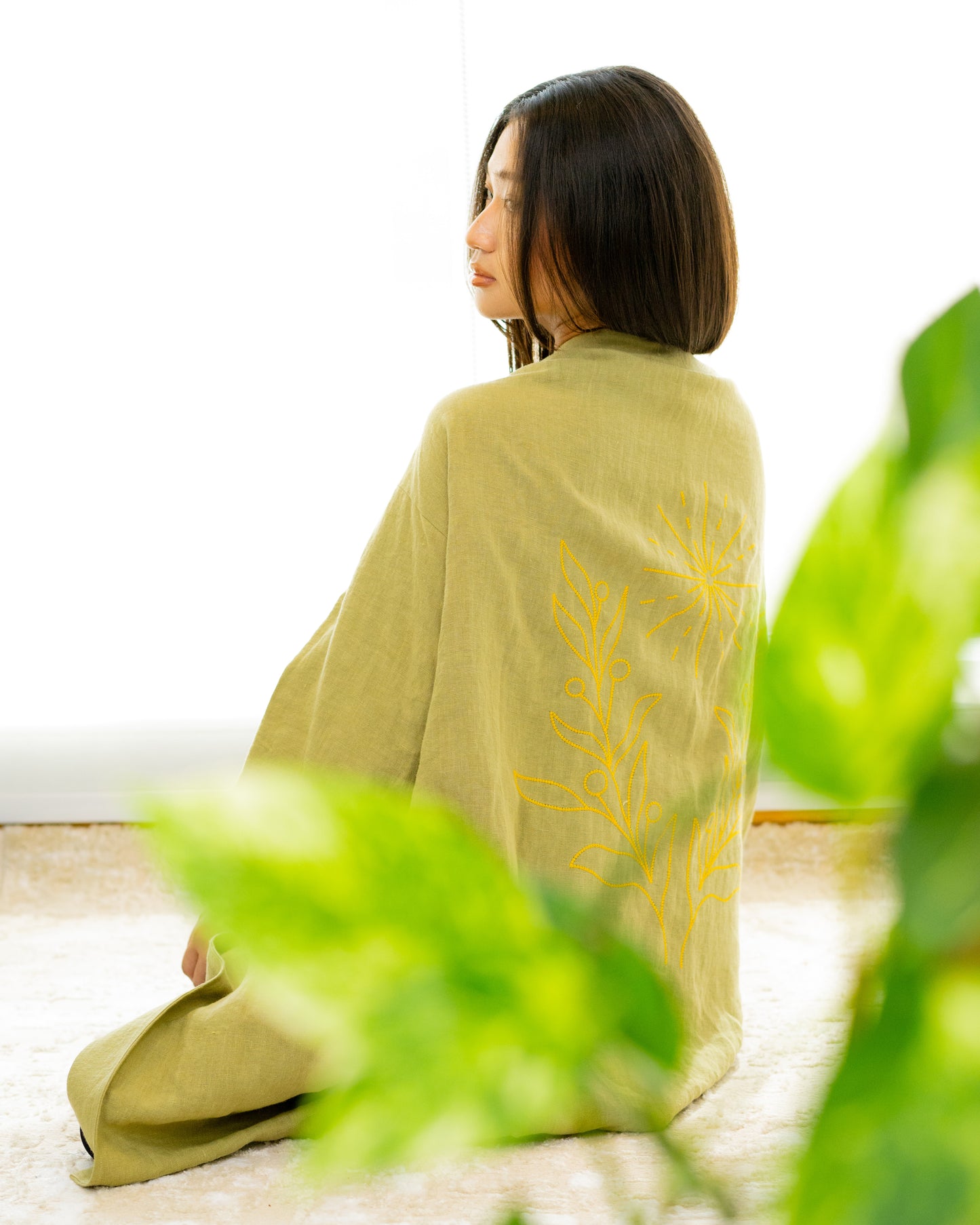 Kimono Green/Turmeric
